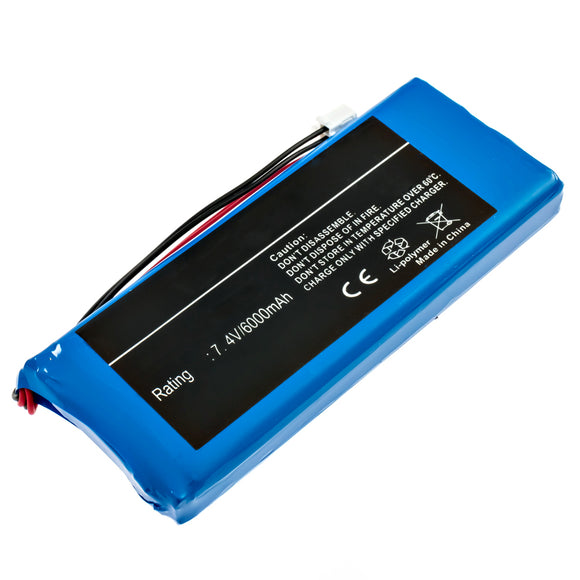 Batteries N Accessories BNA-WB-P8635 Remote Control Battery - Li-Pol, 7.4V, 6000mAh, Ultra High Capacity - Replacement for DJI 1650120, GL300C, GL300E, GL300F Battery