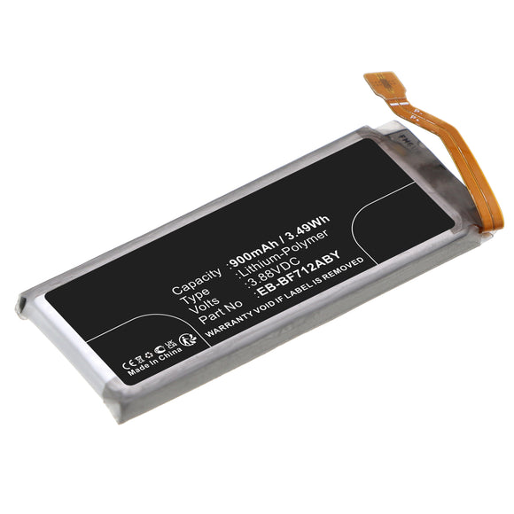 Batteries N Accessories BNA-WB-P17898 Cell Phone Battery - Li-Pol, 3.88V, 900mAh, Ultra High Capacity - Replacement for Samsung EB-BF712ABY Battery