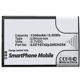 Batteries N Accessories BNA-WB-L8443 Cell Phone Battery - Li-ion, 3.7V, 1500mAh, Ultra High Capacity Battery - Replacement for ZTE Li3715T42p3H634254 Battery