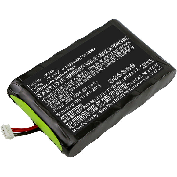 Batteries N Accessories BNA-WB-L8775 Flashlight Battery - Li-ion, 7.4V, 7500mAh, Ultra High Capacity - Replacement for Peli K048 Battery