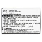 Batteries N Accessories BNA-WB-P9998 Cell Phone Battery - Li-Pol, 3.8V, 2950mAh, Ultra High Capacity - Replacement for Blu C946504365L Battery