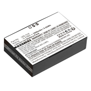 Batteries N Accessories BNA-WB-L18793 Equipment Battery - Li-ion, 3.7V, 1600mAh, Ultra High Capacity - Replacement for Unistrong UG-1LH Battery