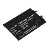 Batteries N Accessories BNA-WB-P17621 Cell Phone Battery - Li-Pol, 3.87V, 4900mAh, Ultra High Capacity - Replacement for Redmi BN5E Battery