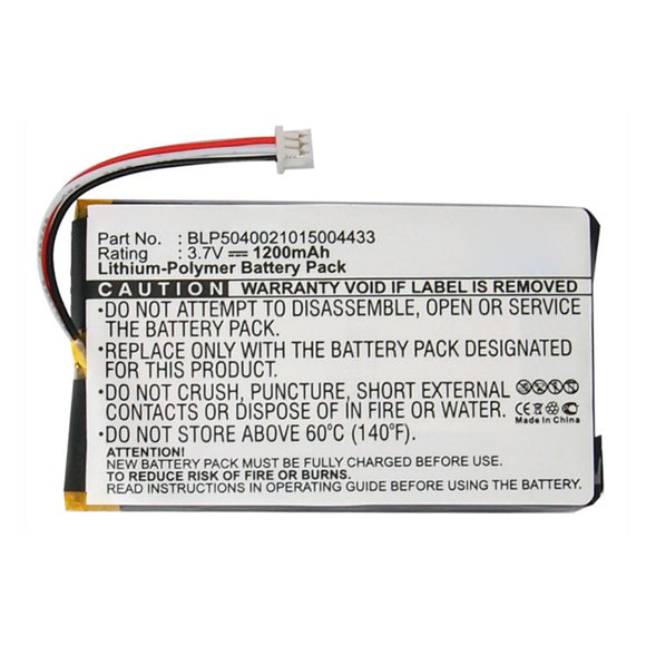 Batteries N Accessories BNA-WB-P15775 GPS Battery - Li-Pol, 3.7V, 1200mAh, Ultra High Capacity - Replacement for Falk BLP5040021015004433 Battery