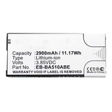 Batteries N Accessories BNA-WB-L12999 Cell Phone Battery - Li-ion, 3.85V, 2900mAh, Ultra High Capacity - Replacement for Samsung EB-BA510ABE Battery