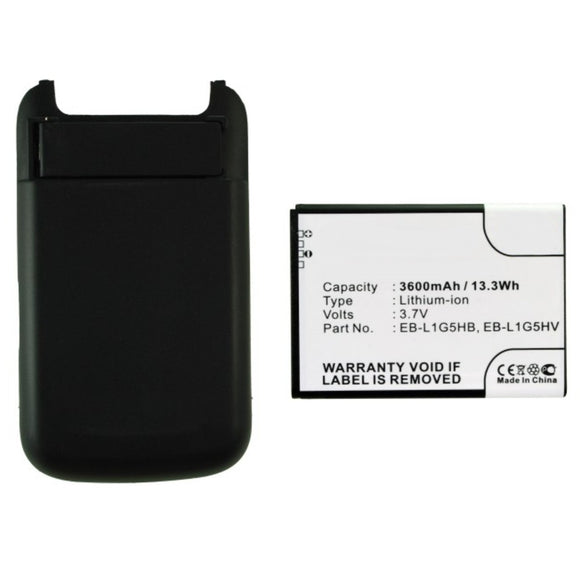 Batteries N Accessories BNA-WB-L3588 Cell Phone Battery - Li-Ion, 3.7V, 3600 mAh, Ultra High Capacity Battery - Replacement for Samsung EB-L1G5HB Battery