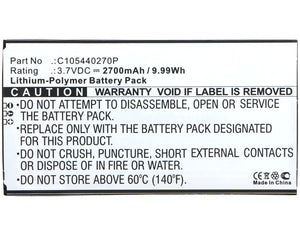 Batteries N Accessories BNA-WB-P3187 Cell Phone Battery - Li-Pol, 3.7V, 2700 mAh, Ultra High Capacity Battery - Replacement for Blu C105440270P Battery