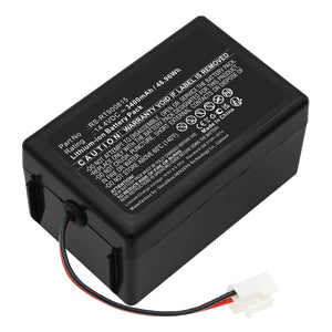 Batteries N Accessories BNA-WB-L18229 Vacuum Cleaner Battery - Li-ion, 14.4V, 3400mAh, Ultra High Capacity - Replacement for Rowenta RS-RT900815 Battery