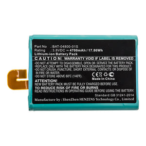 Batteries N Accessories BNA-WB-L13225 Cell Phone Battery - Li-ion, 3.8V, 4700mAh, Ultra High Capacity - Replacement for Sonim BAT-04800-01S Battery