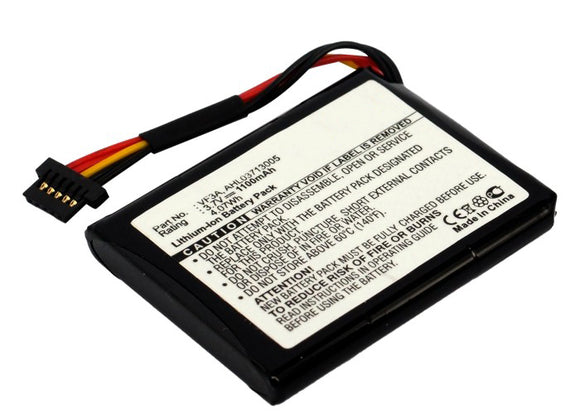 Batteries N Accessories BNA-WB-L4283 GPS Battery - Li-Ion, 3.7V, 1100 mAh, Ultra High Capacity Battery - Replacement for TomTom AHL03713005 Battery