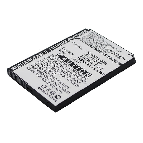 Batteries N Accessories BNA-WB-P12964 Cell Phone Battery - Li-Pol, 3.7V, 1500mAh, Ultra High Capacity - Replacement for Palm 157-10105-00 Battery