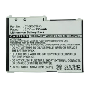 Batteries N Accessories BNA-WB-L16363 Cell Phone Battery - Li-ion, 3.7V, 950mAh, Ultra High Capacity - Replacement for Kyocera TXBAT10186 Battery