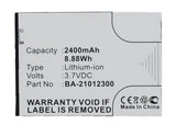 Batteries N Accessories BNA-WB-L1558 Wifi Hotspot Battery - Li-Ion, 3.7V, 2400 mAh, Ultra High Capacity Battery - Replacement for BandRich BA-21012300 Battery