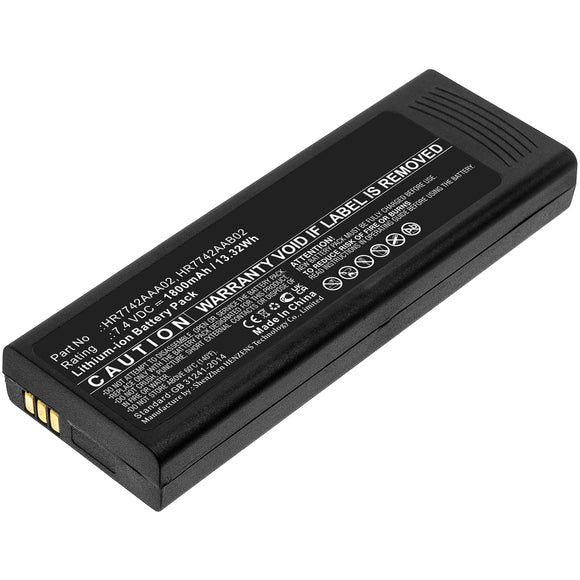 Batteries N Accessories BNA-WB-L1011 2-Way Radio Battery - Li-Ion, 7.4V, 1800 mAh, Ultra High Capacity Battery - Replacement for Cassidian HR7742AAA02 Battery
