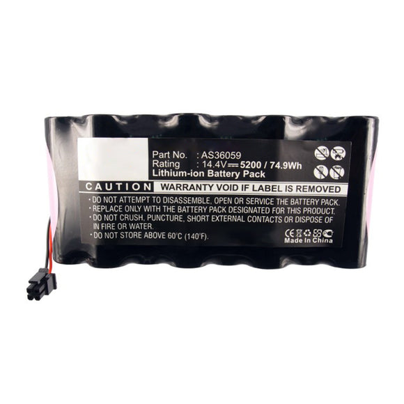 Batteries N Accessories BNA-WB-L15185 Medical Battery - Li-ion, 14.4V, 5200mAh, Ultra High Capacity - Replacement for Siemens AS36059 Battery