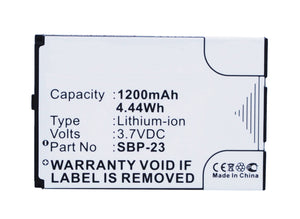 Batteries N Accessories BNA-WB-L3094 Cell Phone Battery - Li-Ion, 3.7V, 1200 mAh, Ultra High Capacity Battery - Replacement for Asus 361-00048-00 Battery