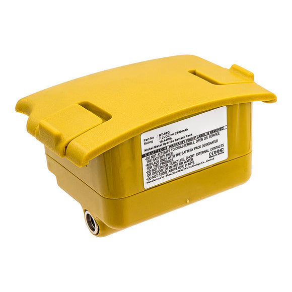Batteries N Accessories BNA-WB-H13393 Equipment Battery - Ni-MH, 7.2V, 2700mAh, Ultra High Capacity - Replacement for Topcon BT-50Q Battery