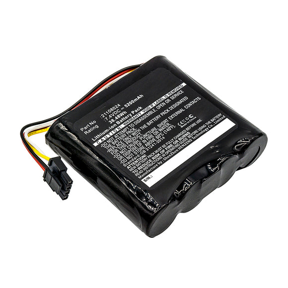 Batteries N Accessories BNA-WB-L12416 Equipment Battery - Li-ion, 7.4V, 5200mAh, Ultra High Capacity - Replacement for JDSU 21108524 Battery