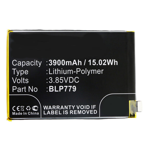 Batteries N Accessories BNA-WB-P9889 Cell Phone Battery - Li-Pol, 3.85V, 3900mAh, Ultra High Capacity - Replacement for BBK BLP779 Battery