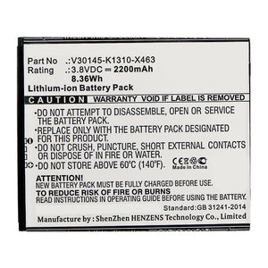 Batteries N Accessories BNA-WB-L11508 Cell Phone Battery - Li-ion, 3.8V, 2200mAh, Ultra High Capacity - Replacement for Gigaset V30145-K1310-X463 Battery