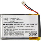 Batteries N Accessories BNA-WB-P8737 Smartwatch Battery - Li-Pol, 3.7V, 230mAh, Ultra High Capacity Battery - Replacement for Garmin 361-00097-00 Battery