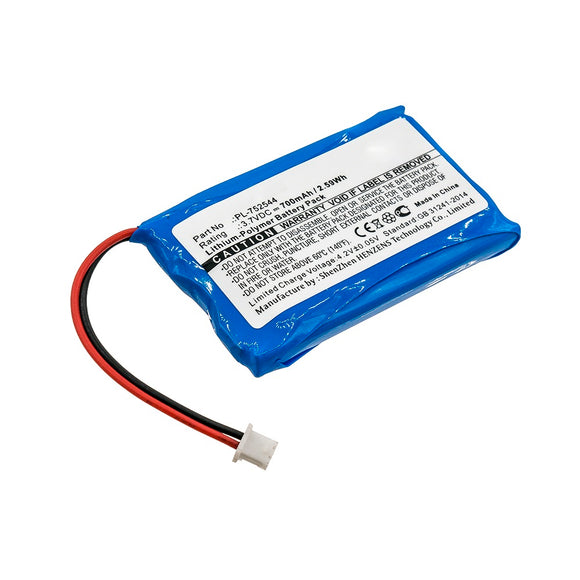 Batteries N Accessories BNA-WB-P10242 Dog Collar Battery - Li-Pol, 3.7V, 700mAh, Ultra High Capacity - Replacement for Educator PL-752544 Battery