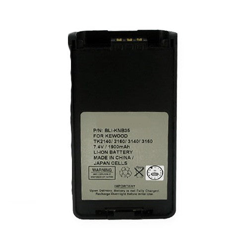 Batteries N Accessories BNA-WB-BLI-KNB35 2-Way Radio Battery - Li-Ion, 7.4V, 1900 mAh, Ultra High Capacity Battery - Replacement for Kenwood KNB-35LI Battery