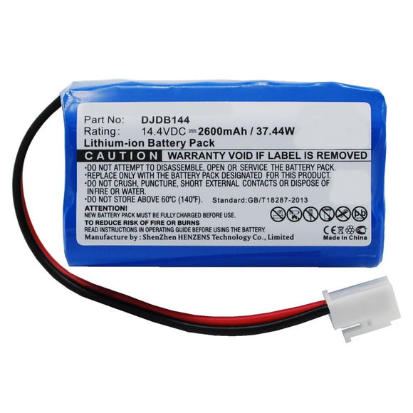 Batteries N Accessories BNA-WB-L9371 Medical Battery - Li-ion, 14.4V, 2600mAh, Ultra High Capacity - Replacement for CMICS DJDB144 Battery