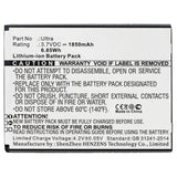 Batteries N Accessories BNA-WB-L9973 Cell Phone Battery - Li-ion, 3.7V, 1850mAh, Ultra High Capacity - Replacement for Blackview Ultra Battery