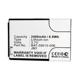 Batteries N Accessories BNA-WB-L17210 Cell Phone Battery - Li-ion, 3.7V, 2400mAh, Ultra High Capacity - Replacement for BlackBerry  BAT-30615-006 Battery