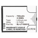 Batteries N Accessories BNA-WB-L3526 Cell Phone Battery - Li-Ion, 3.7V, 700 mAh, Ultra High Capacity Battery - Replacement for Panasonic BJ-LT100010 Battery