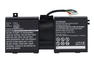 Batteries N Accessories BNA-WB-L4552 Laptops Battery - Li-Ion, 14.8V, 5600 mAh, Ultra High Capacity Battery - Replacement for Dell 02F8K3 Battery