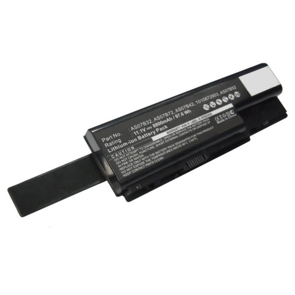 Batteries N Accessories BNA-WB-L10331 Laptop Battery - Li-ion, 11.1V, 8800mAh, Ultra High Capacity - Replacement for Acer AS07B31 Battery