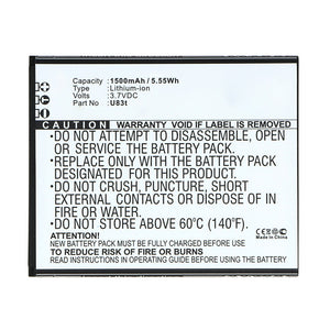 Batteries N Accessories BNA-WB-L12197 Cell Phone Battery - Li-ion, 3.7V, 1500mAh, Ultra High Capacity - Replacement for K-Touch U83t Battery