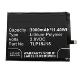 Batteries N Accessories BNA-WB-P3694 Cell Phone Battery - Li-Pol, 3.8V, 3000 mAh, Ultra High Capacity Battery - Replacement for Wiko TLP15J15 Battery