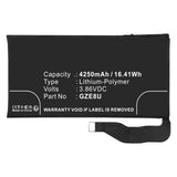 Batteries N Accessories BNA-WB-P18367 Cell Phone Battery - Li-Pol, 3.86V, 4250mAh, Ultra High Capacity - Replacement for Google GZE8U Battery