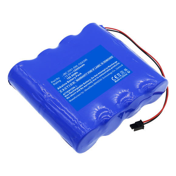Batteries N Accessories BNA-WB-A18165 Equipment Battery - Alkaline, 12V, 15000mAh, Ultra High Capacity - Replacement for Hart InterCivic OSA295 Battery