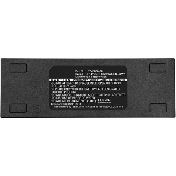 Batteries N Accessories BNA-WB-L8223 Wireless Headset Battery - Li-ion, 7.4V, 5200mAh, Ultra High Capacity Battery - Replacement for Mackie 2043880-00 Battery