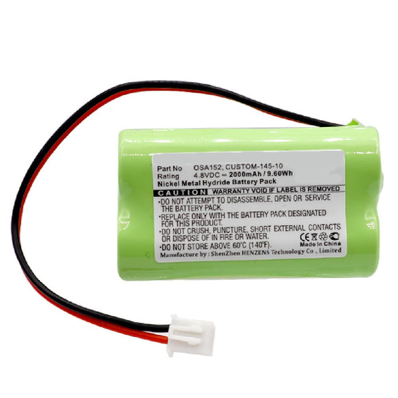 Batteries N Accessories BNA-WB-H8539 Emergency Lighting Battery - Ni-MH, 4.8V, 2000mAh, Ultra High Capacity Battery - Replacement for Lithonia CUSTOM-145-10, OSA152 Battery