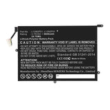 Batteries N Accessories BNA-WB-P12861 Tablet Battery - Li-Pol, 3.75V, 6600mAh, Ultra High Capacity - Replacement for Lenovo L12M2P01 Battery