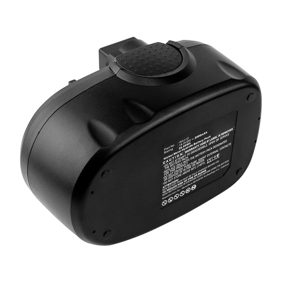 Batteries N Accessories BNA-WB-H14291 Power Tool Battery - Ni-MH, 18V, 2000mAh, Ultra High Capacity - Replacement for Worx WA3127 Battery