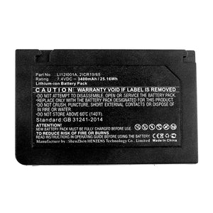 Batteries N Accessories BNA-WB-L15123 Medical Battery - Li-ion, 7.4V, 3400mAh, Ultra High Capacity - Replacement for Mindray 115-018016-00 Battery