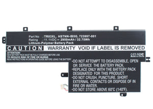 Batteries N Accessories BNA-WB-P4580 Laptops Battery - Li-Pol, 11.1V, 2950 mAh, Ultra High Capacity Battery - Replacement for HP 723922-171 Battery