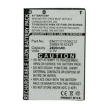 Batteries N Accessories BNA-WB-L16423 Cell Phone Battery - Li-ion, 3.7V, 2400mAh, Ultra High Capacity - Replacement for Mitac EM3T171103C12 Battery