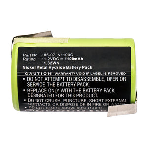 Batteries N Accessories BNA-WB-H15356 Shaver Battery - Ni-MH, 1.2V, 1100mAh, Ultra High Capacity - Replacement for Panasonic 85-07 Battery