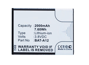 Batteries N Accessories BNA-WB-L3013 Cell Phone Battery - Li-Ion, 3.8V, 2000 mAh, Ultra High Capacity Battery - Replacement for Acer BAT-A12 Battery