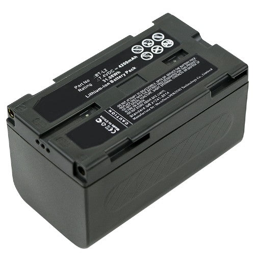Batteries N Accessories BNA-WB-L8596 Equipment Battery - Li-ion, 7.4V, 4200mAh, Ultra High Capacity Battery - Replacement for Topcon BT-L2 Battery