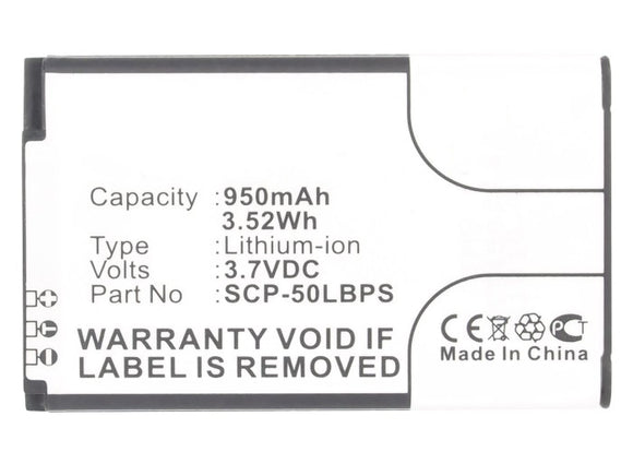 Batteries N Accessories BNA-WB-L3391 Cell Phone Battery - Li-Ion, 3.7V, 950 mAh, Ultra High Capacity Battery - Replacement for Kyocera 5AAXBT062GEA Battery