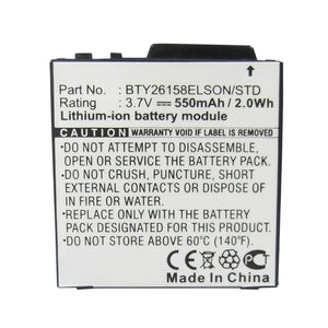 Batteries N Accessories BNA-WB-L16352 Cell Phone Battery - Li-ion, 3.7V, 550mAh, Ultra High Capacity - Replacement for Emporia BTY26158ELSON/STD Battery