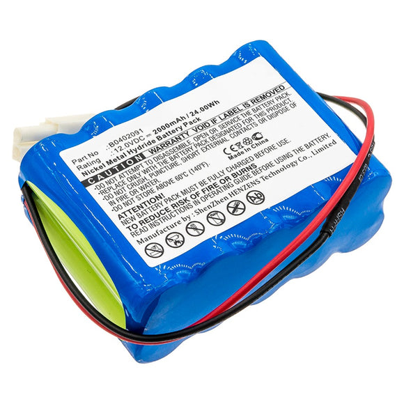 Batteries N Accessories BNA-WB-H10766 Medical Battery - Ni-MH, 12V, 2000mAh, Ultra High Capacity - Replacement for Aeonmed B0402091 Battery